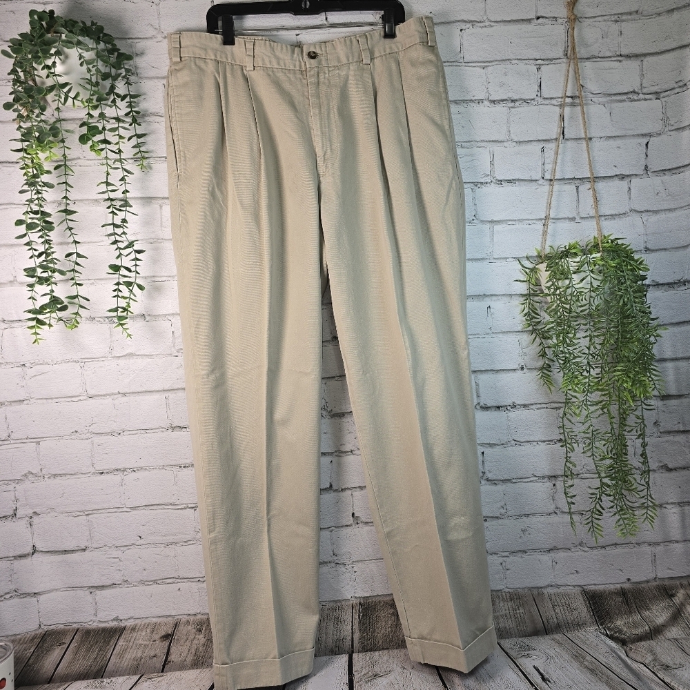 Bills Khakis Chino Pant Cuffed Hem Mens Size 38